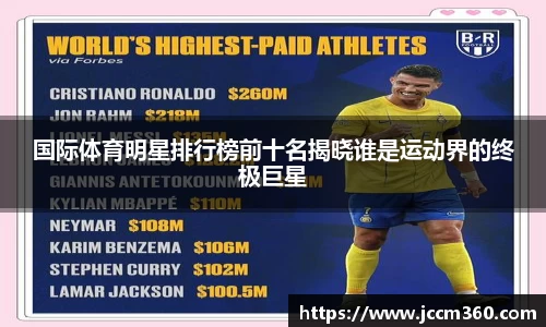 国际体育明星排行榜前十名揭晓谁是运动界的终极巨星